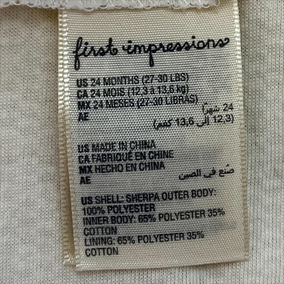 First Impressions Baby Girl's Jumper Set in Red/White Size 24 Month - Picture 14 of 15